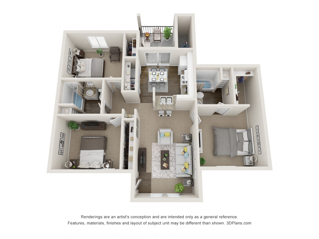 Three Bedroom/Two bath